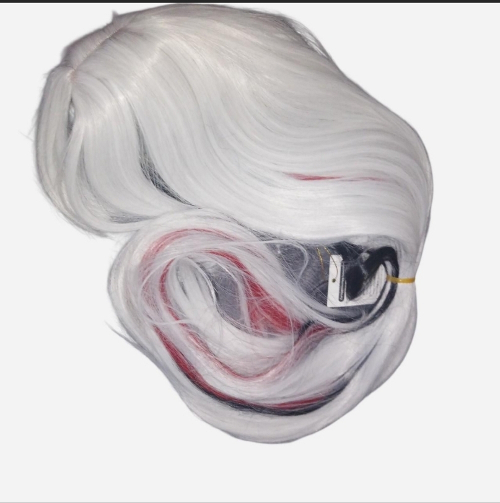 Long White Cosplay Wig